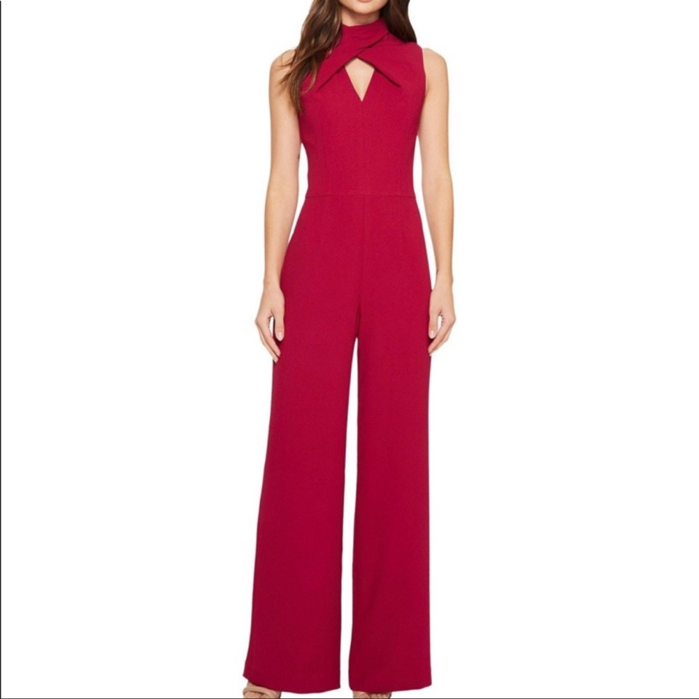 Trina Turk Contessa Sleeveless Straight-Leg Jumpsuit size 4